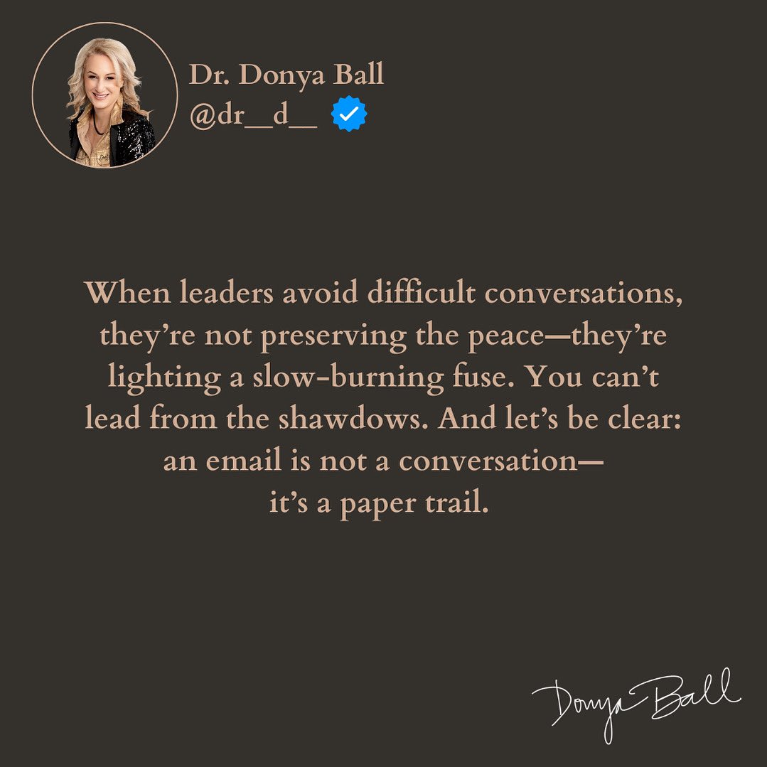 Leadership requires presence, not just paragraphs.