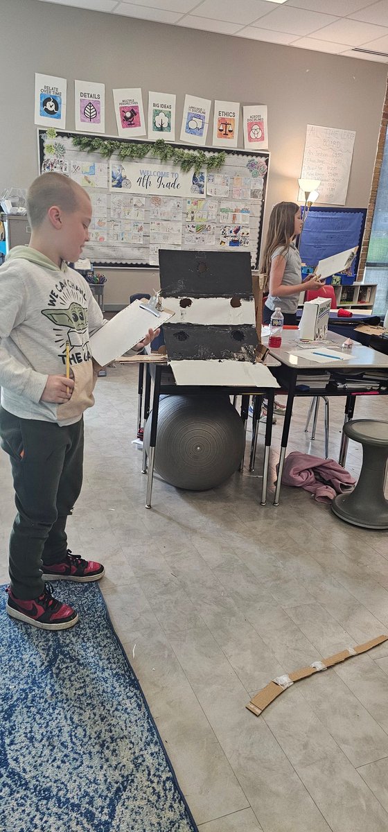 sreason329's tweet photo. Market Research time! In order to plan the pricing and rewards for our Cardboard carnival, students are gathering data by playing each other's games! We will analyze, graph, and make decisions next week! @EWA_MCS https://t.co/RavLA7Qxmu