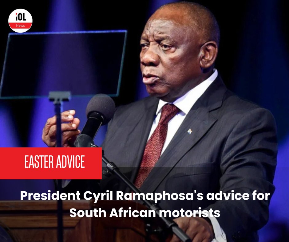 IOL's tweet photo. As thousands of people travel to destinations across the country to celebrate the Easter holiday, President Cyril Ramaphosa urged motorists to exercise caution on the roads.
#news #Easterholidays #roadsafety #longdistancetravel #cyrilramaphosa #roadaccidents
Read on https://t.co/eJxD0KFXxv