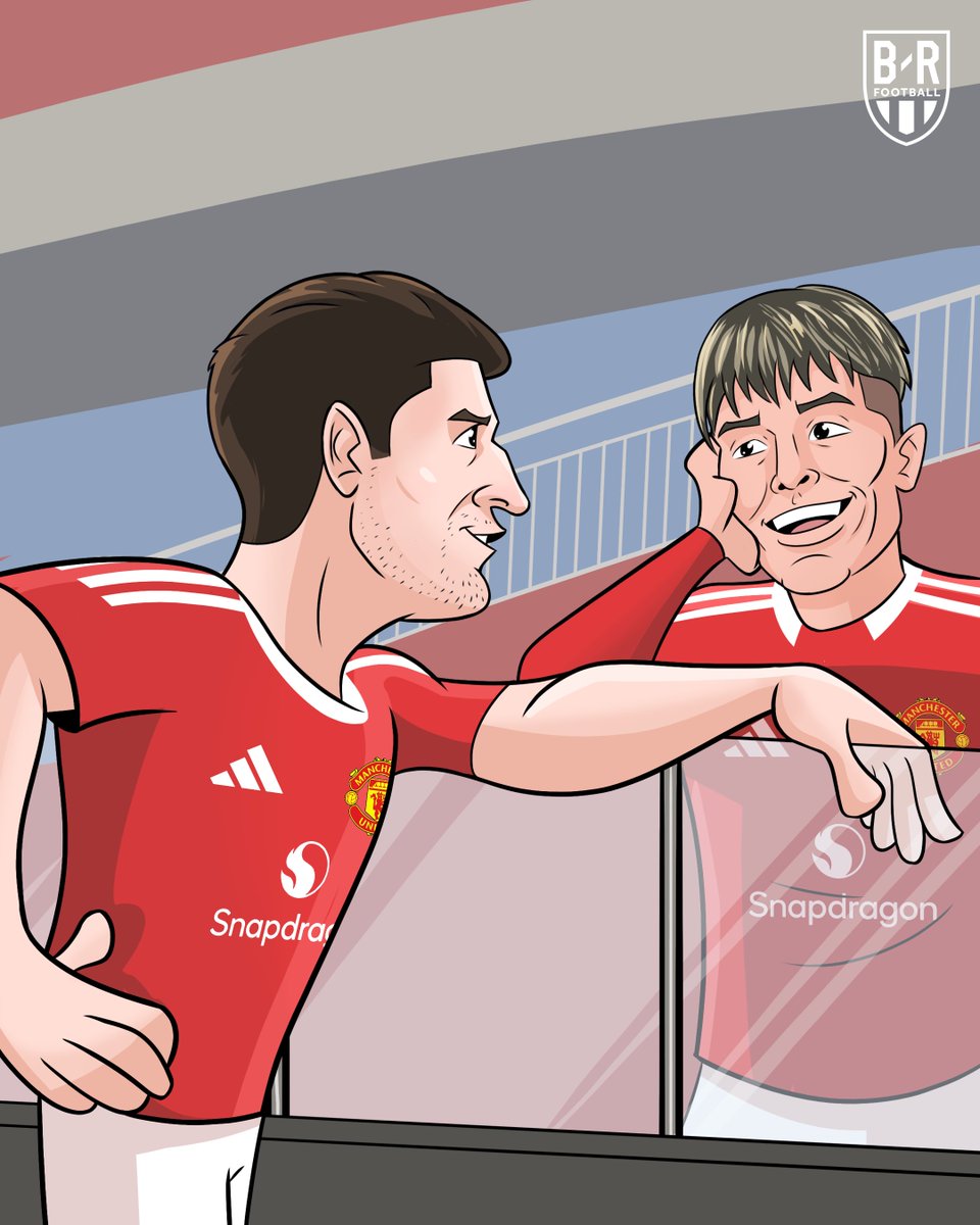 brfootball's tweet photo. When Manchester United needed a hero, Harry Maguire showed the forwards how it's done 💪 https://t.co/EqZPVRe8cc
