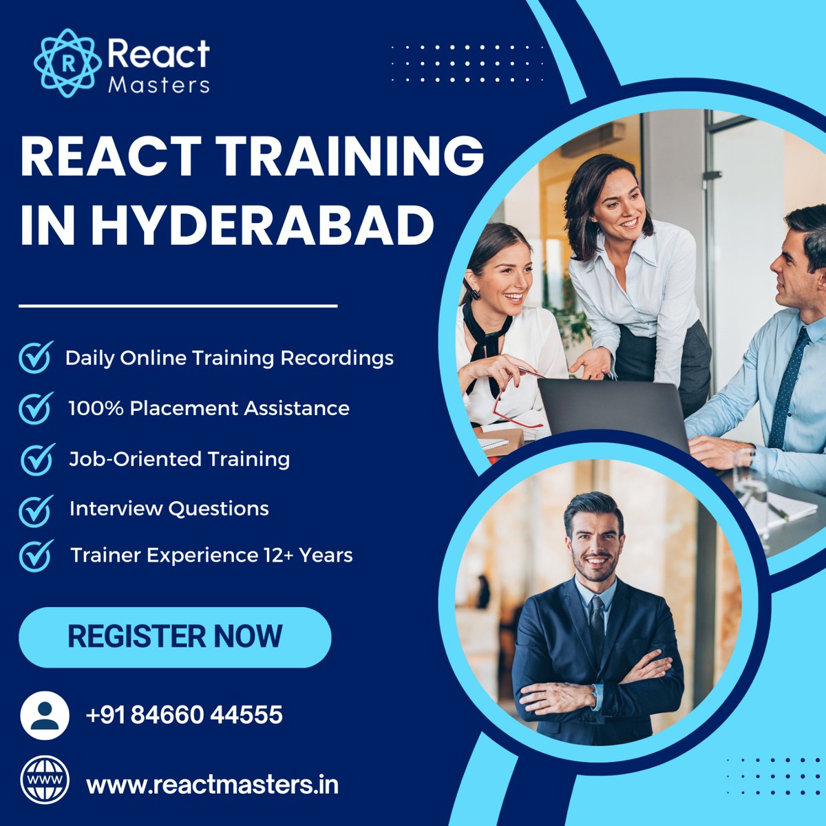 Reactmasters_'s tweet image. Join our React training in Hyderabad and master the skills to build modern, responsive web apps!
✅ Real-time projects
✅ Expert mentors
✅ Placement support
📲Call: +918466044555
#ReactJS #ReactTraining #WebDevelopment #LearnReact #ReactTrainingInHyderabad #FrontendDeveloper
