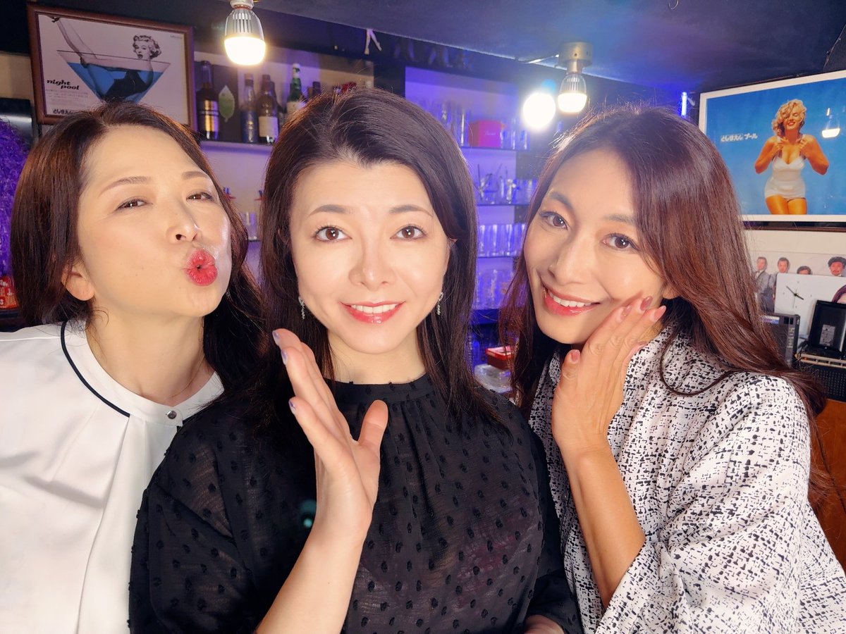 natsuko_shunga's tweet photo. 今日は、撮影だったよ〜！同じ事務所の小早川さん岡江さんと一緒だったよ
楽しかったな♥
＃小早川怜子＃岡江凛
＃熟女＃カプセルエージェンシー https://t.co/2aLHsBemPj
