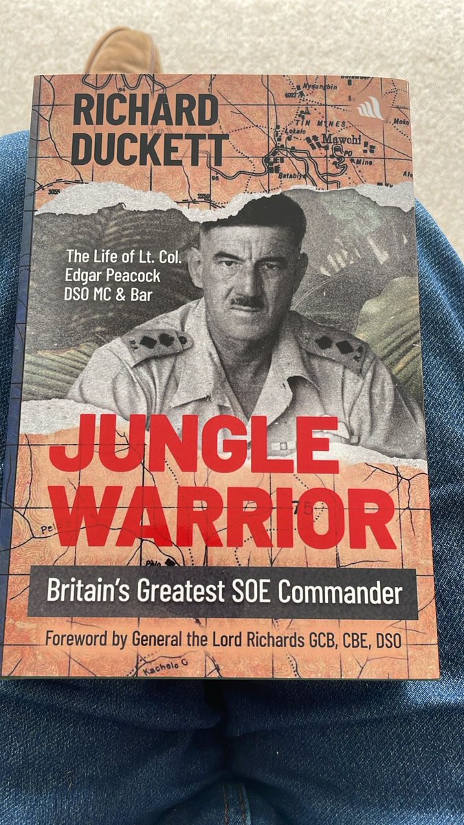 richard_duckett's tweet photo. Six weeks to go until publication! Here you can see a first copy of Lt.Col. Peacock's biography on the knees of his grandson. I think the Colonel would be pleased. Order your copy in advance here:
https://t.co/OL5LiFAyLg https://t.co/wOycGQeS9h