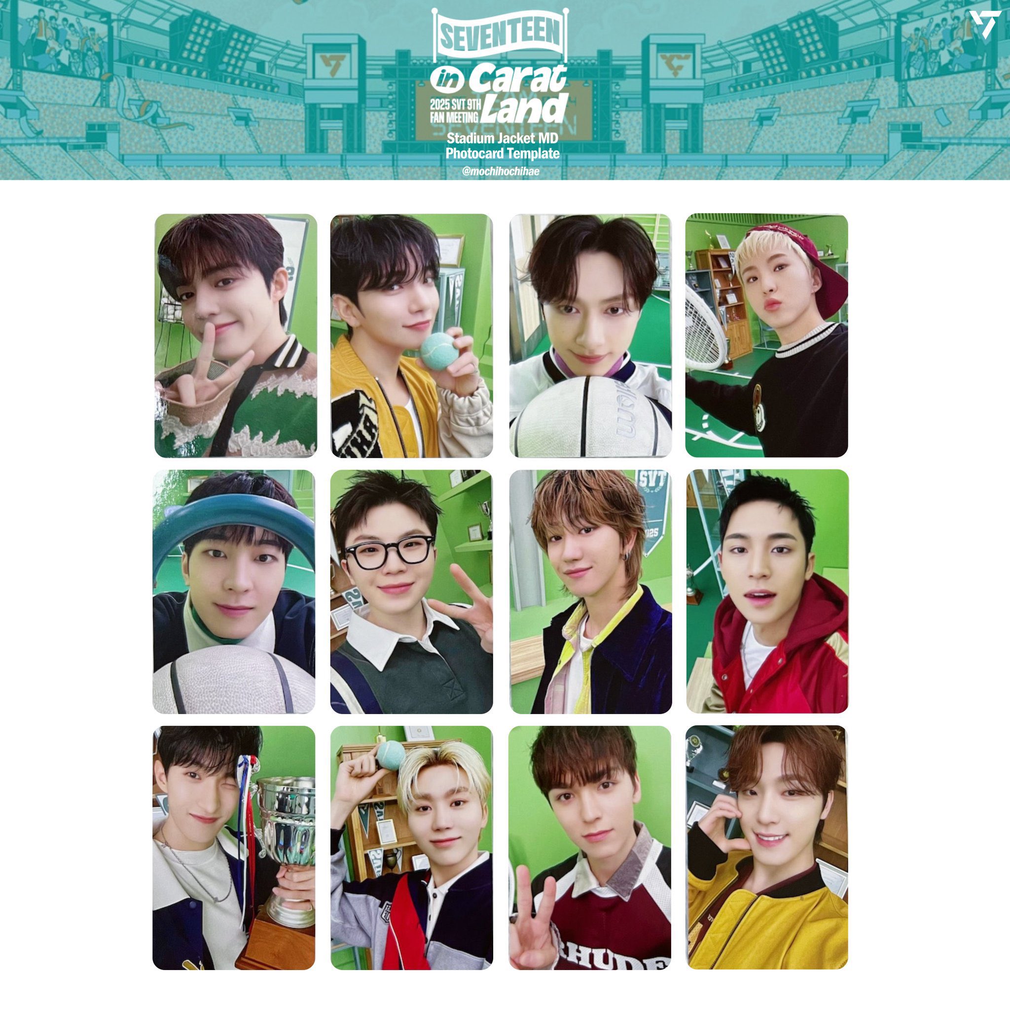 seventeen セブチCARAT LAND] STADIUM JACKET SEVENTEEN - Stadium Jacket [2025 SVT 9th Fan Meeting