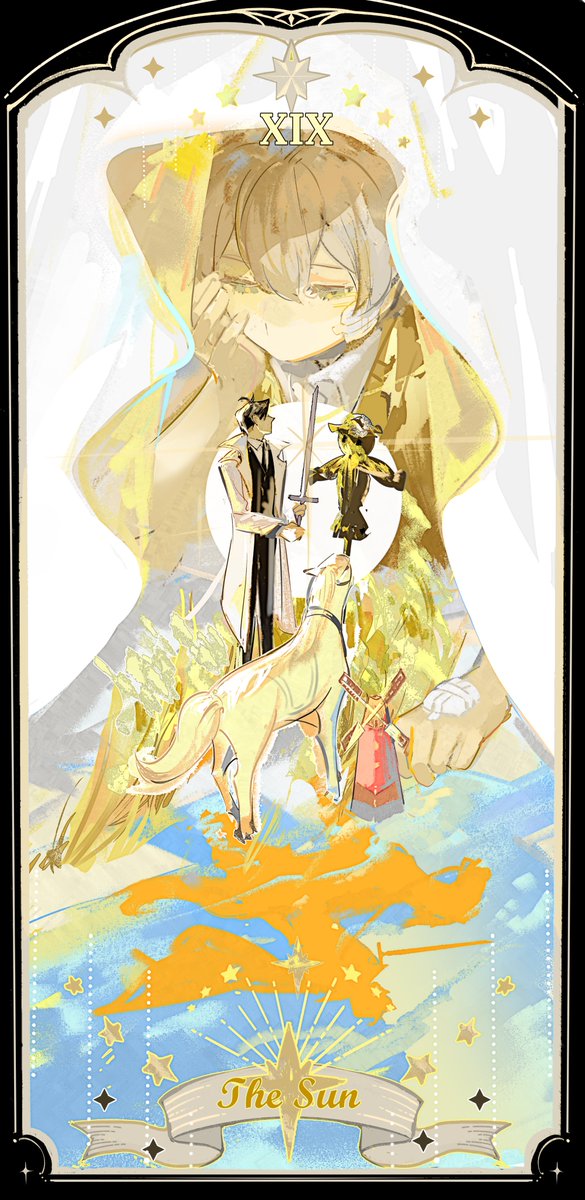 LanterCat's tweet photo. Day11||⭐太阳（The Sun，XIX）⭐ https://t.co/pSj33EQNh4