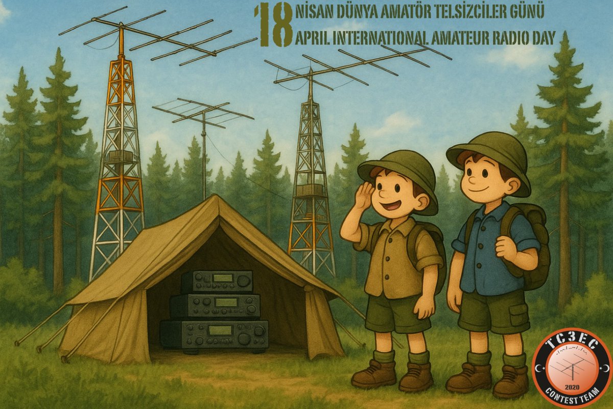 TC3EC's tweet photo. Happy April 18 World Amateur Radio Operators Day

18 Nisan Dünya Amatör Telsizciler günü kutlu olsun

#hamradio #allband #hf #vhf #uhf #world #radio #amateur #day #amatör #telsiz #kutluolsun #contest #tc3ec #frequency #cq #cqworldwide #balun #antenna #amateurhamradio #iaru https://t.co/SM0mbkg4il