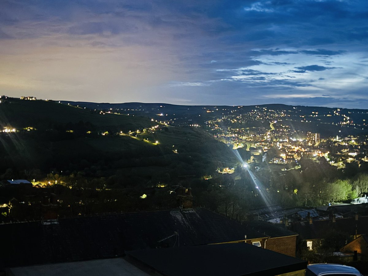 Wainhouse tower lit up for world autism acceptance month it’ll be lit up for us till the 25th of April. If you manage to get a picture of it we will love to see them. What a breath taking view too. ☺️ #halifax #acceptance #WorldAutismAcceptanceMonth #calderdale #autismacceptance
