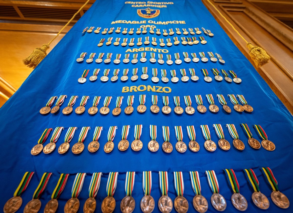 _Carabinieri_'s tweet photo. Sportivi di livello mondiale, premiati ai giochi olimpici di Parigi 2024 e in molte altre competizioni internazionali.
Oggi a Roma i campioni del Centro Sportivo #Carabinieri sono stati ricevuti dal Comandante Generale dell’Arma Salvatore Luongo
#sport https://t.co/PLzLn120gg