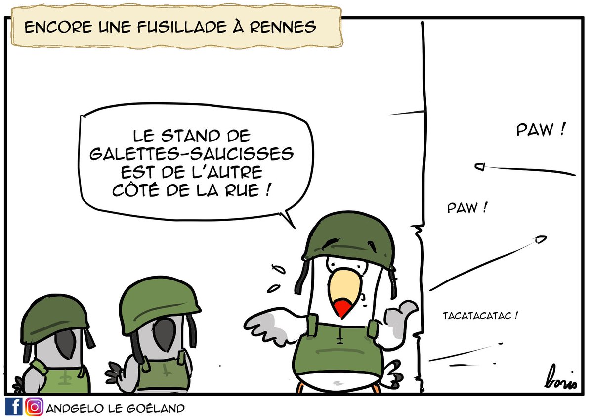 AndgeloG's tweet photo. #fusillade à Rennes,  ça devient n importe quoi !!! https://t.co/mAZFAyBURG