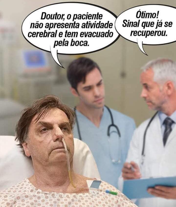O Bozo já voltou ao normal...😆😆😆😆😆