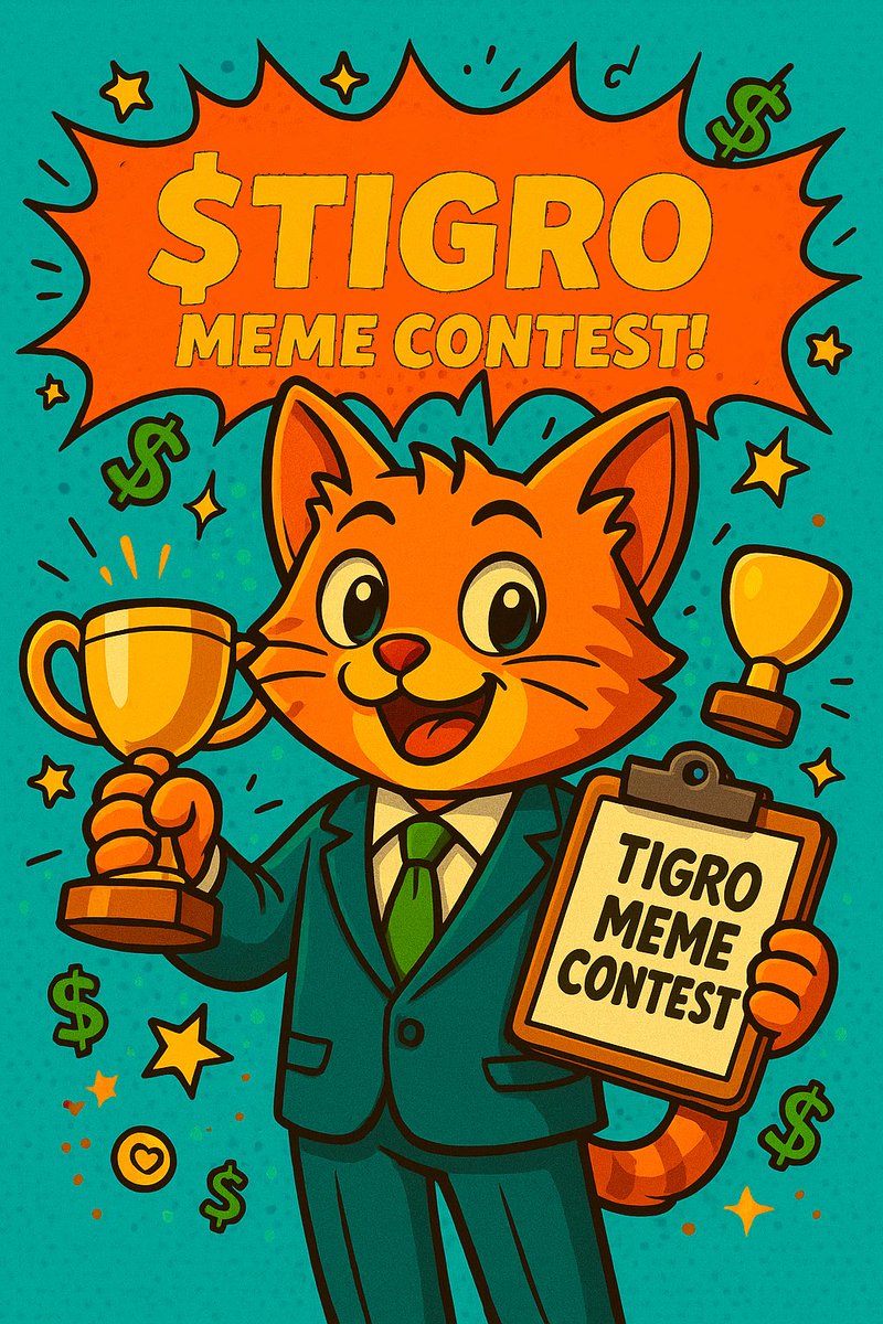 TigroForLife's tweet photo. It’s Meme Contest Time!
Tigro is calling all the meme wizards out there!

Create the funniest  meme featuring our orange legend — and win part of the $TIGRO supply!

How to join:
1.Make a meme
https://t.co/J879MZ26Ki it with hashtag #TigroForLife
3.Tag us and spread the cult! https://t.co/e4KLwGFUz9