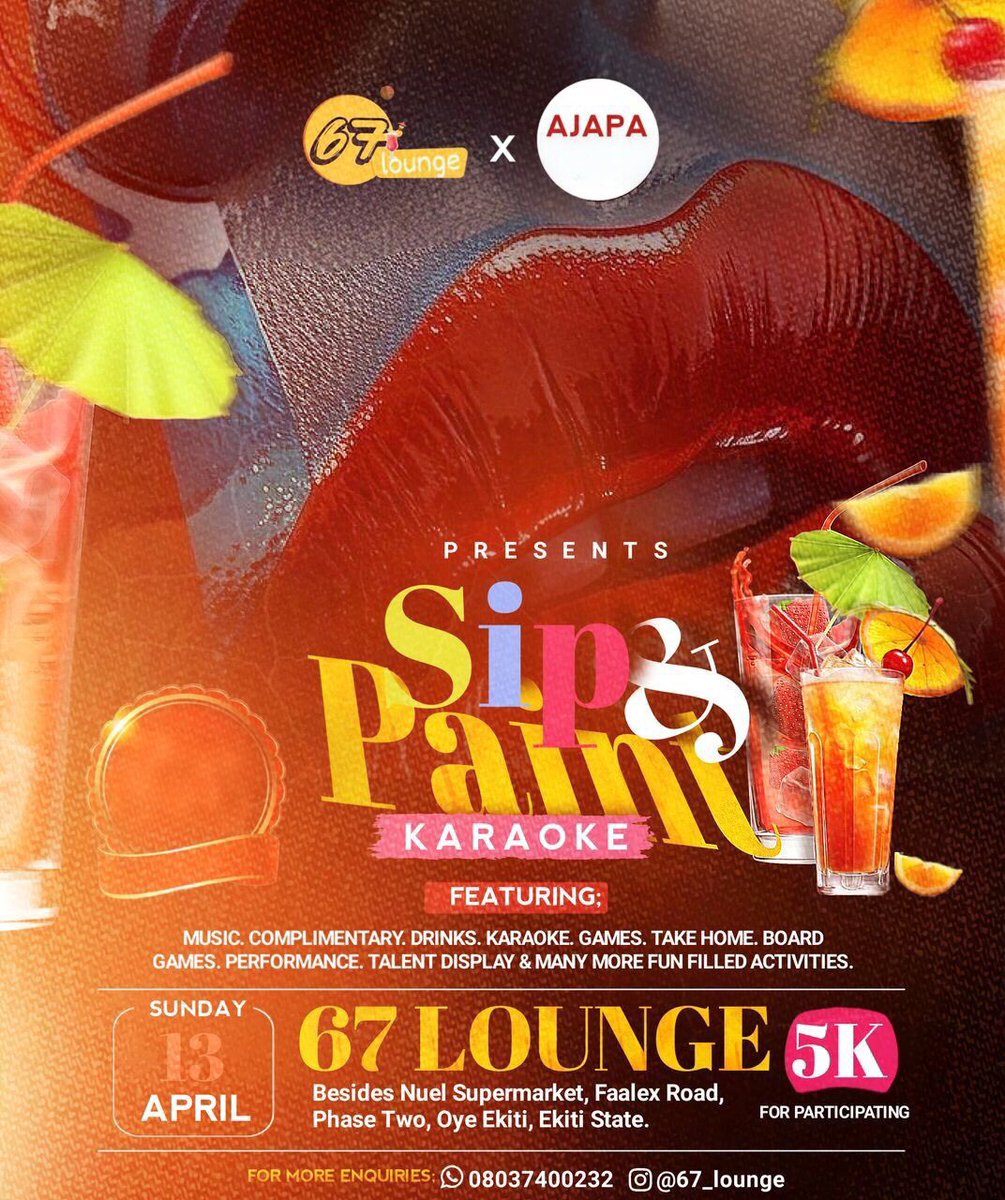 ajaparh's tweet photo. Babes turn up for my paint and sip🥶
Oye people turn up me sef I shock https://t.co/cRx39eRa1p