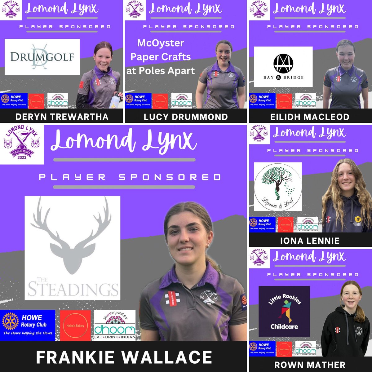 We have three teams kicking off our first ever women’s 6s. We can wait to welcome teams to Scroggie for some preseason fun.