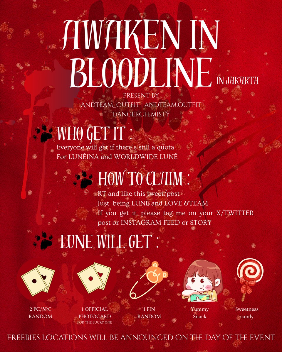 DangerChemistry's tweet photo. 🐺ANNOUNCEMENT WOLF PACK IS COMING🐺

2025 &amp;TEAM CONCERT TOUR
AWAKEN THE BLOODLINE IN JAKARTA! 
Freebies by @DangerChemistry and @andTEAMOutfit

📅 June 15, 2025
⏰ To be announcement
📍 ICE BSD Jakarta Indonesia (Place TBA in same day)
🔍 Detail in pict

LUNÉ, don’t miss out!🌙 https://t.co/1dF4M3E4O9