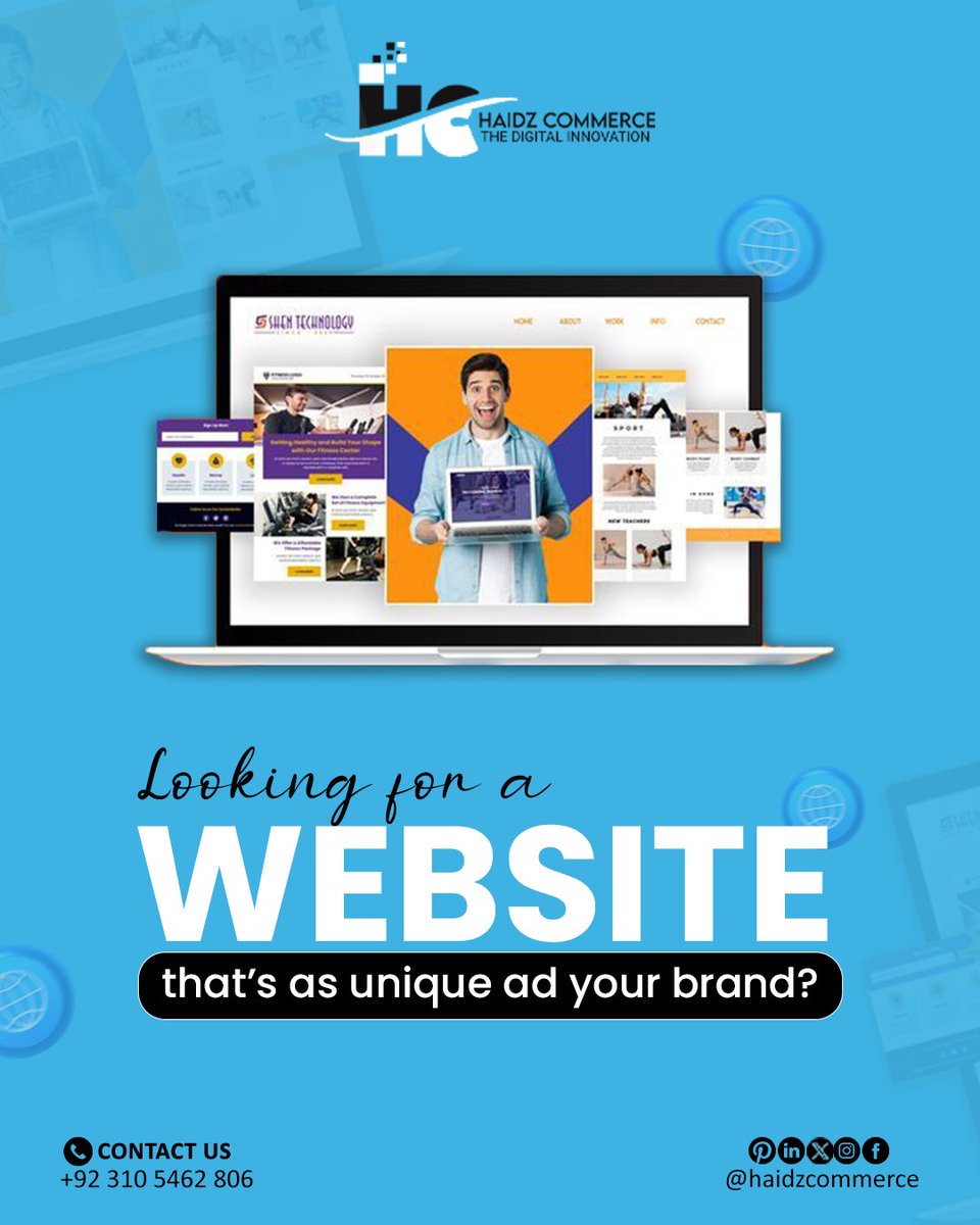 HaidzCommerce's tweet photo. Want a website that speaks your brand?
At Haidz Commerce, we create custom websites that are bold, creative, and tailor-made for your business success.

✅ Modern Design
✅ User-Friendly Experience
✅ SEO Optimized &amp; Responsive

Let’s build your digital home today!
#HaidzCommerce https://t.co/si8zTHsWux