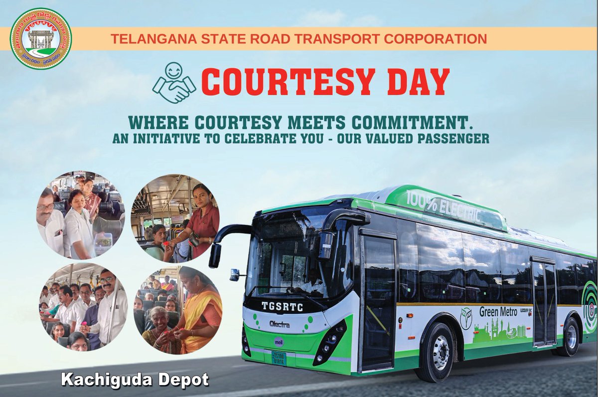 dmkcgtsrtc's tweet photo. 🌸 On the eve of #CourtesyDay, the TGSRTC Kacheguda Depot team surprised passengers with flowers & QR code tree keychains , A small gesture, a big smile! 😊
@CTM_MKTG_TGSRTC @rmhrtsrtc @TGSRTCHQ @SajjanarOffice
#CourtesyDay #TGSRTC #KachegudaDepot #CustomerFirst #GratitudeDrive https://t.co/qOsKxBJO9W