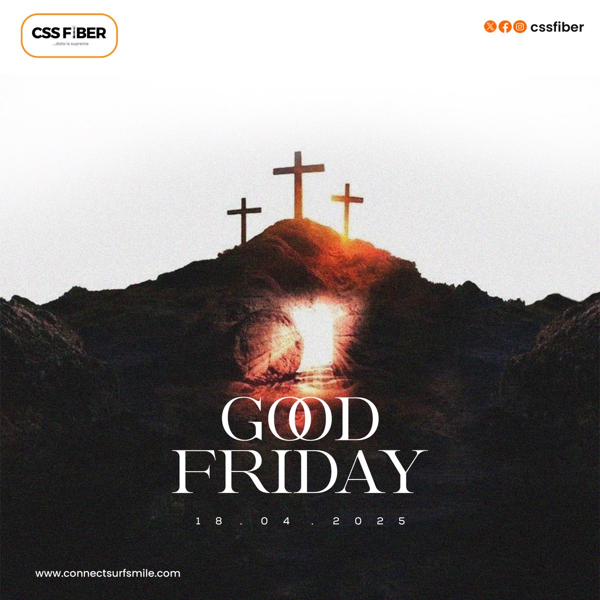 Cssfiber's tweet photo. Happy Good Friday ✝️…

CSS Fiber is giving free installations from the 18th of April - 21st of April in celebration of the Easter holiday 🥳🥳🥳 Don’t miss this opportunity 😇…
.
.
#easter #goodfriday❤️ #cssfiber https://t.co/86AnQhlJnF