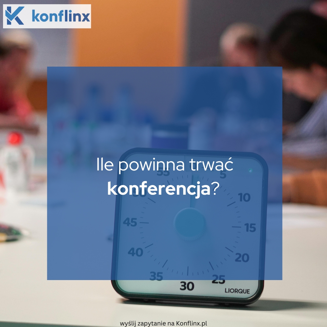 KonflinxPL's tweet photo. Czas trwania konferencji – ile to za dużo? ⏳

Dobrze zaplanowana konferencja to nie tylko świetni prelegenci i ciekawa agenda — to także umiejętne zarządzanie czasem uczestników.

Zbyt długa konferencja może zmęczyć, obniżyć zaangażowanie i sprawić, że nawet najlepsze wystąpienia zostaną przyjęte z mniejszym entuzjazmem.

📌 Z naszych doświadczeń wynika, że optymalny czas trwania to 4–6 godzin dziennie.
To wystarczająco dużo, by przekazać wartość, ale na tyle mało, by uczestnicy czuli się komfortowo i skupieni.

Pamiętaj też o przerwach — networking przy kawie czy lunchu potrafi zdziałać cuda.

Chcesz dobrze zaplanować przebieg swojego wydarzenia?
➡️ Zgłoś się do nas – doradzimy i znajdziemy idealne miejsce: https://t.co/ZozFwW6y2t 

#Konferencje #Spotkania #EventDesign #Networking #OrganizacjaWydarzeń #Konflinx