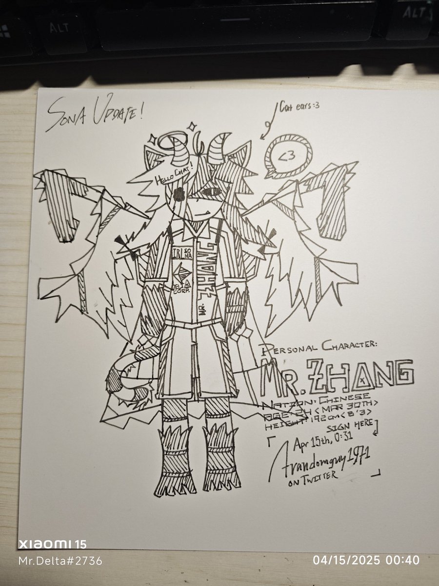 colin2736's tweet photo. @ChamanCriard0 My sona oc
Positive: his design was appeared in my dream days ago, and I draw him with love.
Negative...?: just like I said, my sona oc, that's mean his behavior same as me: lazy bone :P https://t.co/vET479Plv1