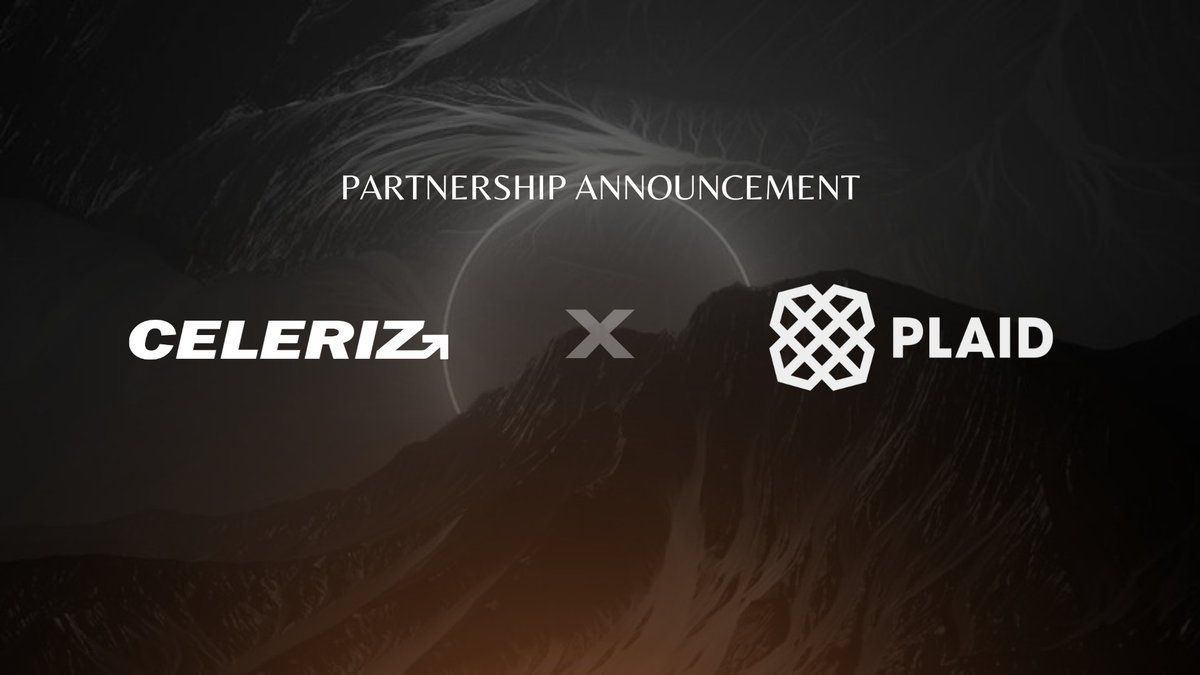 celerizhq's tweet image. We’ve partnered with the world’s leading financial API provider @Plaid
Bank account linking, real-time insights, seamless on/off ramps - now live.
Traditional finance → Stablecoins. One tap.
#Celeriz #Plaid #Web3Banking #OpenFinance #FiatOnRamp #Stablecoins