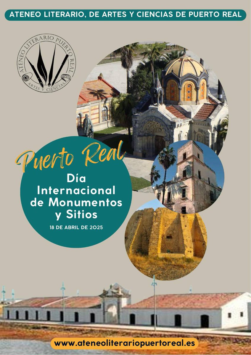 Ateneo Literario de Puerto Real (@ateneoliterario) on Twitter photo Día Internacional de Monumentos y Sitios.
Un momento para reflexionar sobre el olvido y abandono de nuestro patrimonio histórico.
<a href="/ICOMOS/">ICOMOS</a>
<a href="/UNESCO_es/">UNESCO en español 🏛️#Educación #Ciencia #Cultura</a>
<a href="/aytopuertoreal/">Ayuntamiento de #PuertoReal</a> Día Internacional de Monumentos y Sitios.
Un momento para reflexionar sobre el olvido y abandono de nuestro patrimonio histórico.
<a href="/ICOMOS/">ICOMOS</a>
<a href="/UNESCO_es/">UNESCO en español 🏛️#Educación #Ciencia #Cultura</a>
<a href="/aytopuertoreal/">Ayuntamiento de #PuertoReal</a>