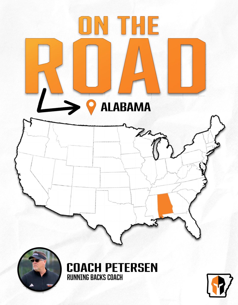 Coach Douglas Petersen (@coachpete19) on Twitter photo Headed to Bama next week ! ⬛️🟧🏈💪🏼 Headed to Bama next week ! ⬛️🟧🏈💪🏼