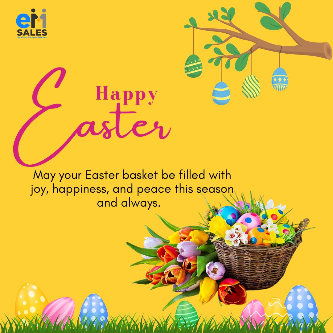 emsalesCRM's tweet photo. This Easter, may your heart be filled with the colours of spring, the warmth of hope, and the sweetness of togetherness.

Happy Easter

Call:  +91 6364396848
Visit: https://t.co/EOQ3J7r2f7

#HappyEaster #EasterJoy #SpringRenewal #CelebrateWithEmpulse #EmpulseCares #EasterVibes https://t.co/YFMcPC4OMx