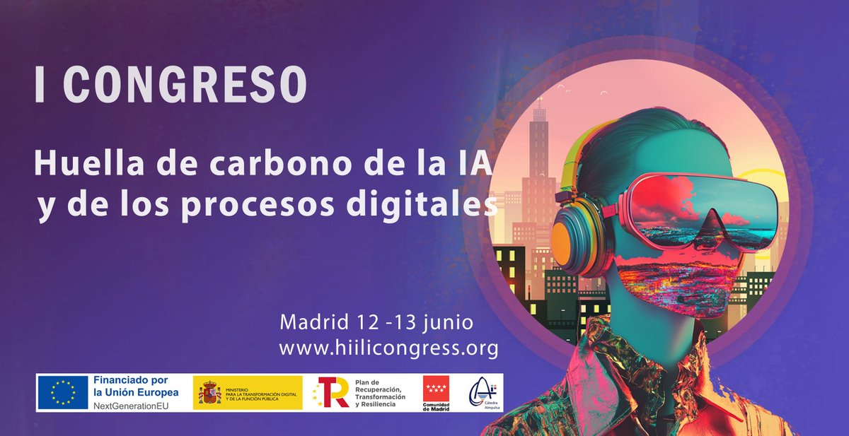 Ya esta disponible el programa y abierto el registro para adquirir los pases para el I Congreso sobre la huella de Carbono de la Inteligencia Artificial y de los procesos digitales. +ínfo: hiilicongress.org
#hiilicongress #huelladecarbono #inteligenciaartificial