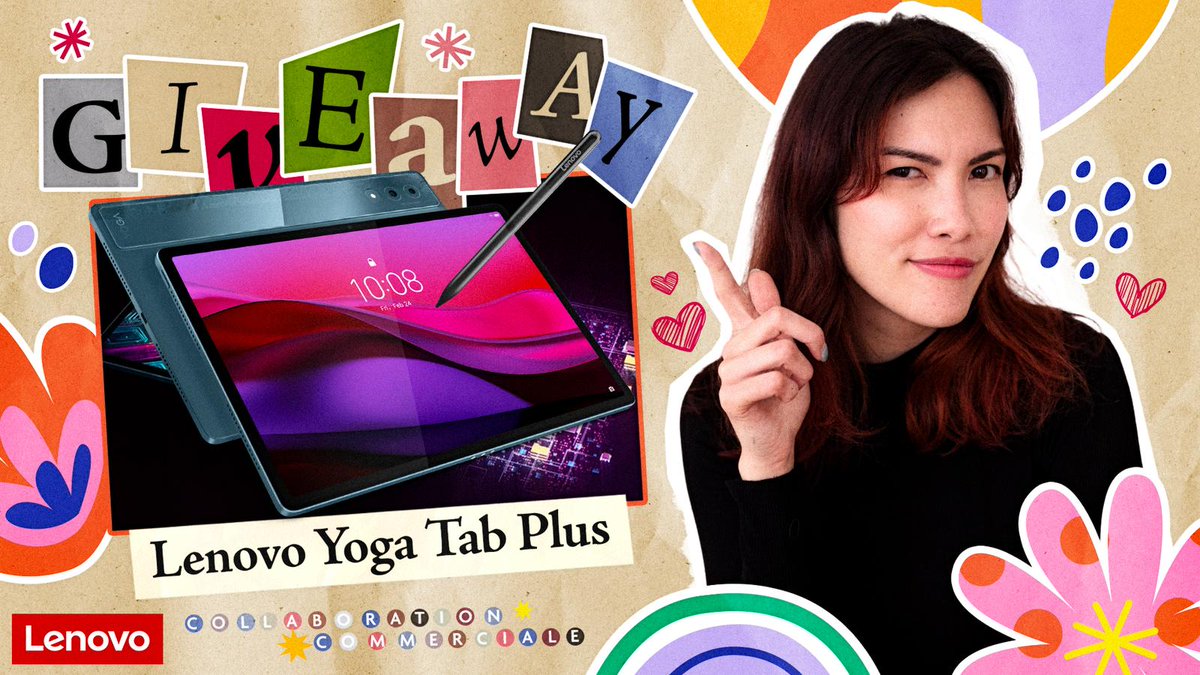 🎉 GIVEAWAY DAYYY🎉

Avec Lenovo on vous fait gagner la magnifique tablette Lenovo Yoga Tab Plus avec son stylet et son clavier ! 

Pour participer c'est très simple :
- Follow <a href="/LenovoLegionFR/">Lenovo Legion France</a>
- Et laisse un commentaire sous ce tweet ⬇️

PS : Tirage au sort le 24 avril &amp; merci à