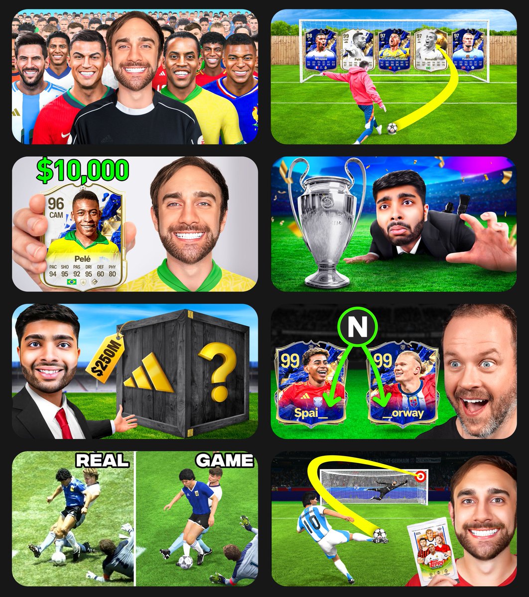 skullsgraphic's tweet photo. Recent FC25 Thumbnails! 🎨 #FC25 https://t.co/h9xIj7YaJm