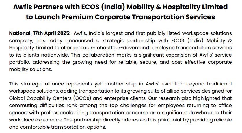 fintrekk's tweet photo. Mauke Par Chauka.
#gensol #bluesmart #awfis #ecos
Disclaimer : No recommendation to buy and sell. No positions. https://t.co/NAAyHlCnOT