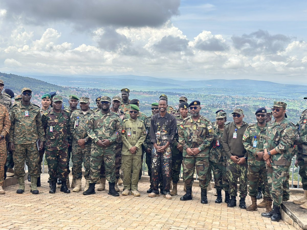 King Ngabo (@kingabo_) on Twitter photo Today, we had the distinct honor of hosting military officers from the Nyakinama Military Academy at the <a href="/MuseumIngabo/">Museum Ingabo</a> .
I warmly received them and led them on an insightful tour highlighting the depth and significance of African art and storytelling.
Thank you <a href="/RwandaMoD/">Rwanda Defence Force</a> Today, we had the distinct honor of hosting military officers from the Nyakinama Military Academy at the <a href="/MuseumIngabo/">Museum Ingabo</a> .
I warmly received them and led them on an insightful tour highlighting the depth and significance of African art and storytelling.
Thank you <a href="/RwandaMoD/">Rwanda Defence Force</a>