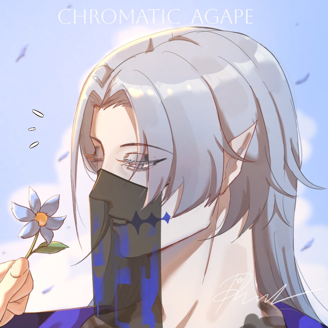 A flower for my softy baby
#chromaticagape #visualnovel #IndieDevs