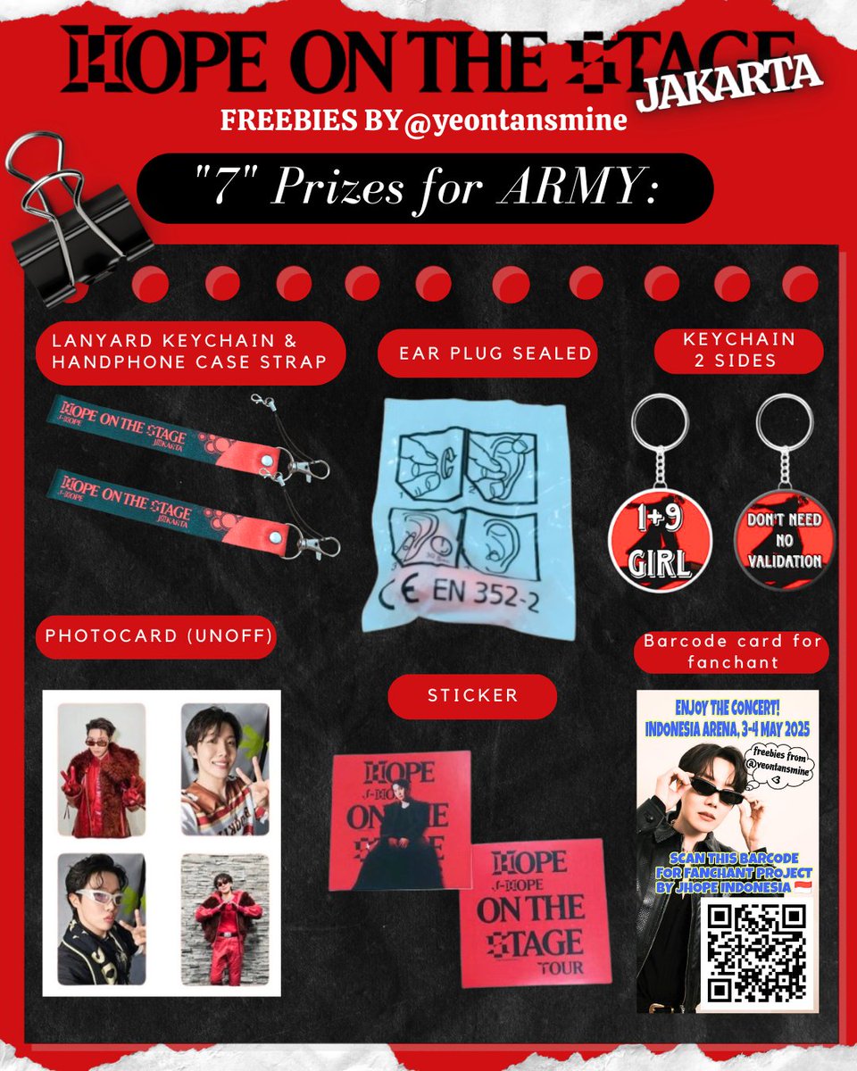 yeontansmine's tweet photo. [rt &amp; likes are appreciated]

✨ PROUDLY PRESENT "7" FREEBIES HOPE ON THE STAGE JAKARTA BY @yeontansmine ✨

📅 3 &amp; 4 Mei 2025
📍 Indonesia Arena
⏰️ TBA
LIMITED QTY‼️
Rules no. 3 &amp; 4 tergantung kondisi

See you there, ARMY!💜🥳
#HOPE_ON_THE_STAGE_TOUR_JAKARTA #HOS_TOUR_JAKARTA https://t.co/ftaAMIsx0M