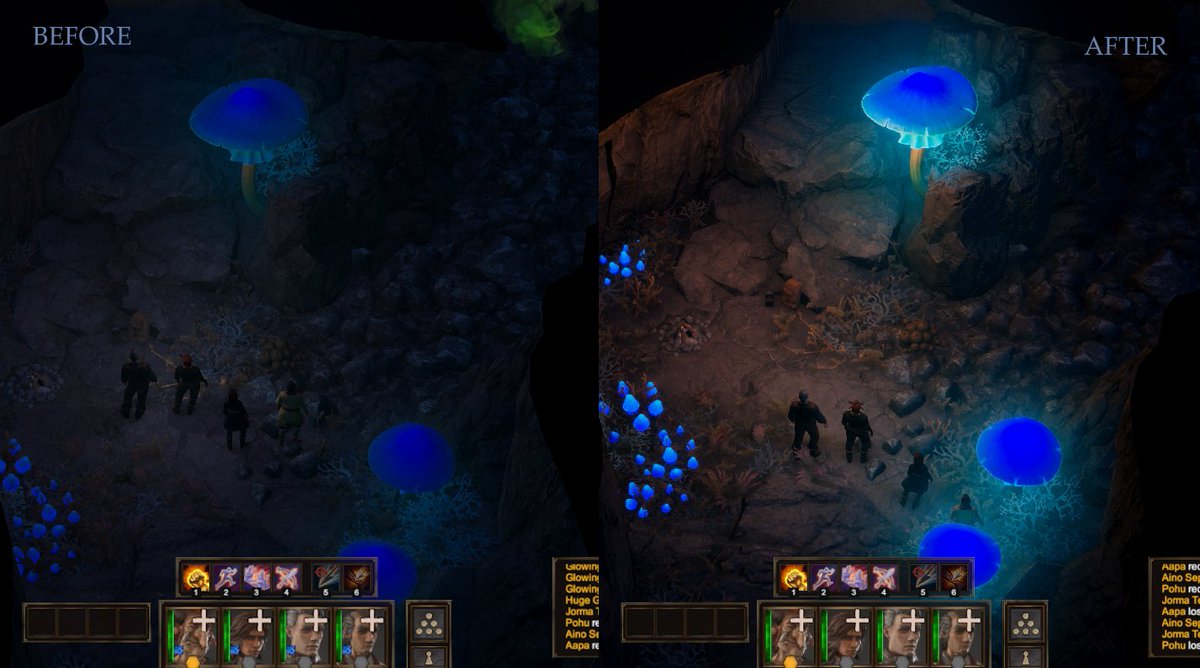 Currently reworking some of the lighting setups to bring them more liveliness, especially focusing on caves &amp; indoors 🔦

#ScreenshotSaturday #IndieGame