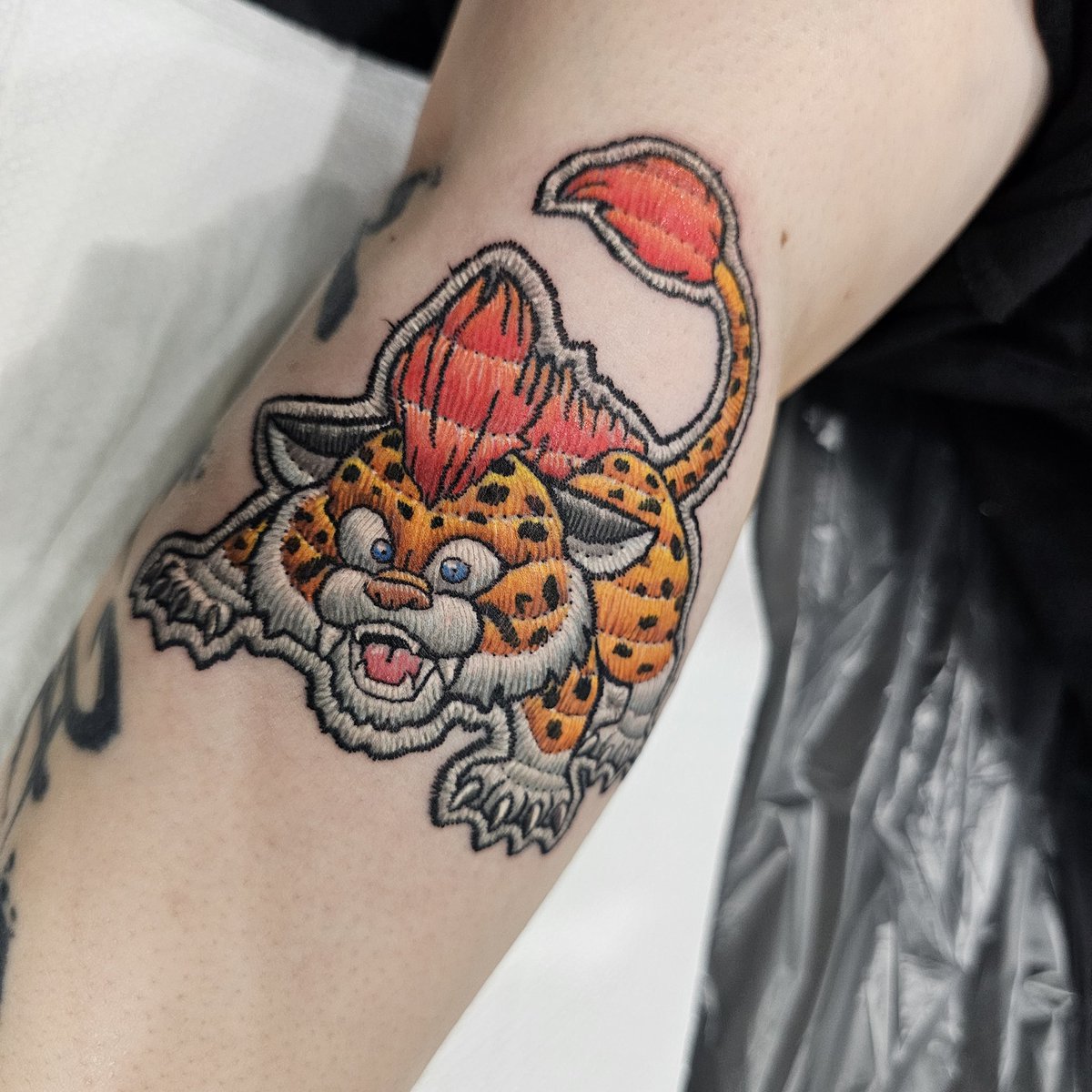 DiabloArt's tweet photo. #鳥山明　#ドラゴンクエスト　#ベビーパンサー　#ワッペン　#パッチタトゥー
#DiabloArt #YokohamaTattoo #patchtattoo #dragonquest #squareenix #babypanther #akiratoriyama #videogametattoo #videogametattoos #dragonquestfanart #otakutattoo #otakuart #videogametatts #gamertattoo https://t.co/RvYCkd6JUF