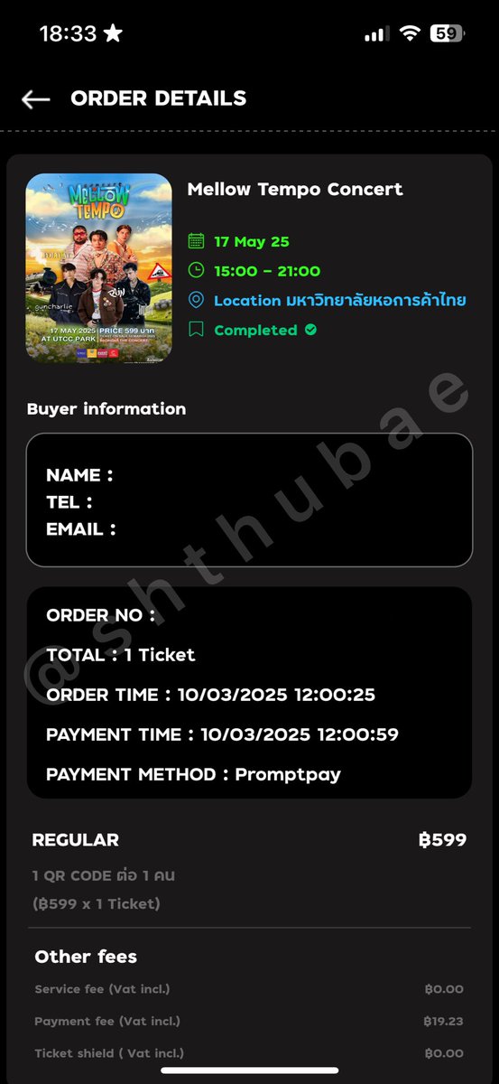 shthubae's tweet photo. ♡ wts / want to sell◞ ˊˎ -
ขายบัตร 1 ticket
price 499 baht (จาก 599)
date 𓏭 17 may 2025 ⊹
location 𓏭 At UTCC Park יִ
time 𓏭 15.00 - 21.00 น. *
🌠 ใครสน dm มาได้เลยนะครับ !
#MellowTempoConcert #ขายบัตรคอนเสิร์ต
#POLYCAT #PUN #TIMETHAI #Guncharlie https://t.co/tOEd6xEijk