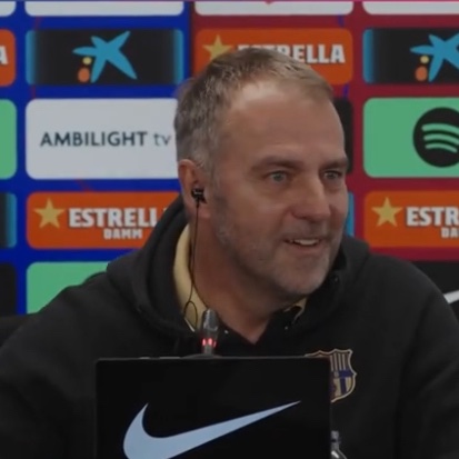 Hansi Flick: "Iñigo's absence in Dortmund? In his position, he can see everything that's happening in front of him, and he's also one of the players who organizes the team well from the back. I'm very happy with it."