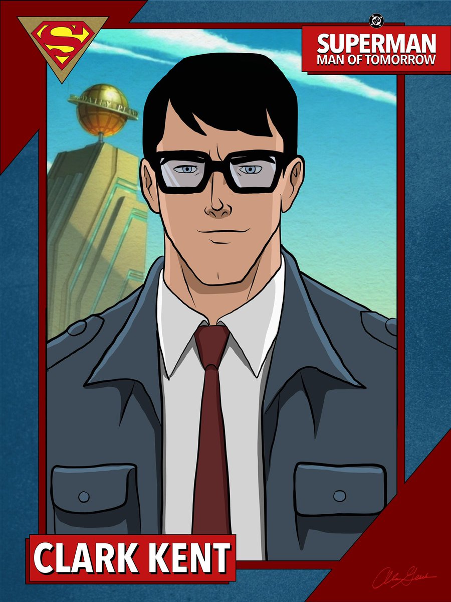 Happy #SupermanDay ! 💥

Here is a new #digitalart of <a href="/DarrenCriss/">Darren Criss</a> as <a href="/Superman/">Superman</a> and #clarkkent from the awesome #manoftomorrow ☄️animated film.

#adobeillustrator #ipadproart Inspired by retro <a href="/DCOfficial/">DC</a> #tradingcardart 🎨 #superman #manofsteel