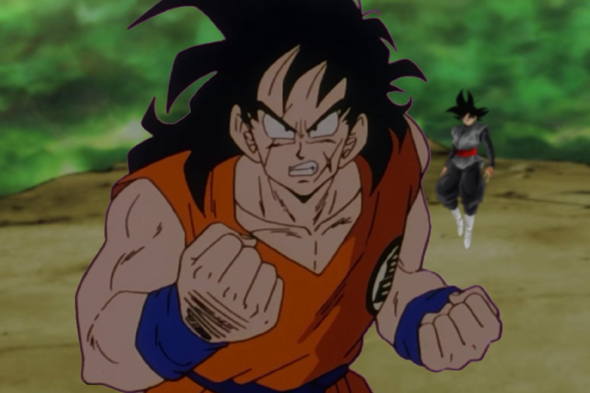 YamchaBandit's tweet photo. Just ignore that backstabbing jerk in the background, your fight’s with me, frog dude! Let’s see what you got! https://t.co/tOR67SPhdP