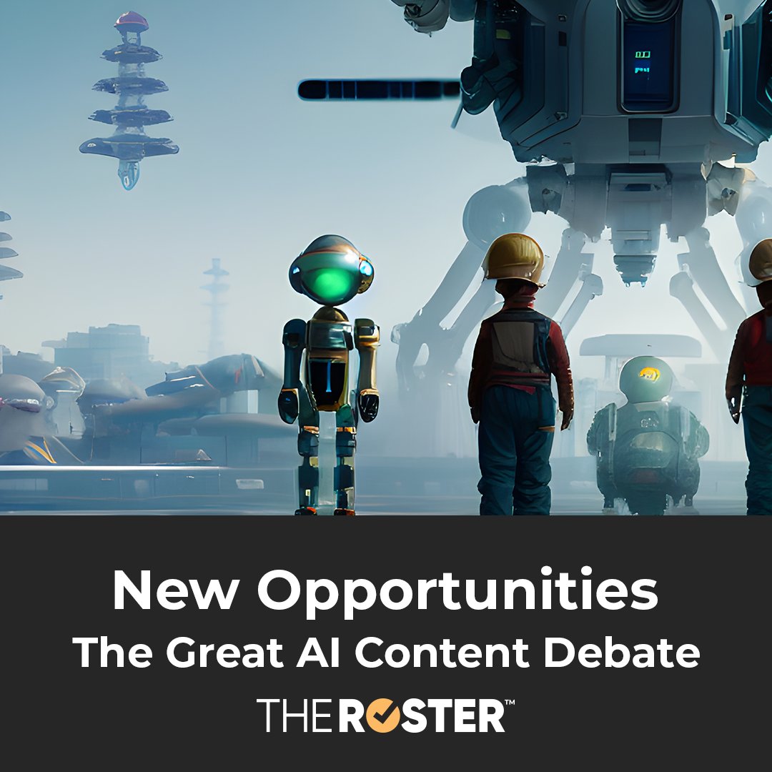 While new tools can displace workers, even topple entire industries, we must evolve to remain relevant. And that’s something that hasn’t changed.  theroster.agency/insights-blog #AIContent #AIContentCreators #AIThreat