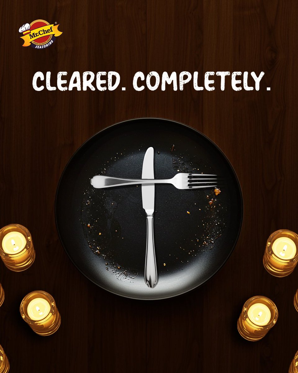 Today, we find gratitude in completion, which is the essence of the season. 
Wishing you and your family a time of peace, clarity, and wholesomeness.

#MrChefNigeria #GoodFriday #MrChefSeasoning #ChefChef
#MrChefWay