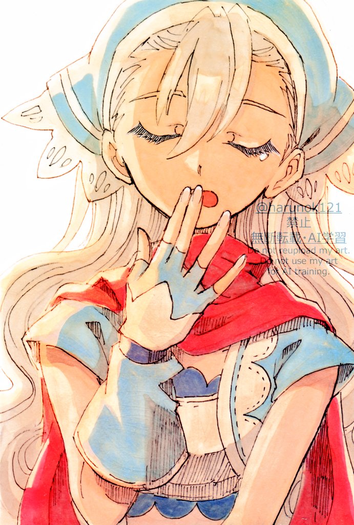 harunok121's tweet image. お題箱から「あくびしてるカリン」でした😴
#odaibako_harunok121