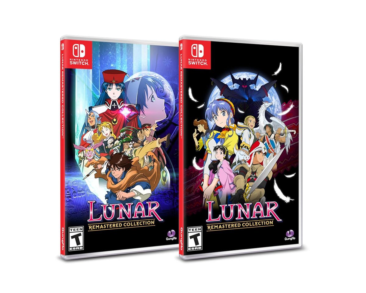 Wario64's tweet photo. LUNAR Remastered Collection physical is up on Amazon ($54.99 - Amazon exclusive) 

Switch https://t.co/UWDrInUdQc
PS4 https://t.co/OEtT6HHhGa
XBO https://t.co/WR2nThGEdZ #ad 

includes reversible cover art https://t.co/HeQmdVfTwW