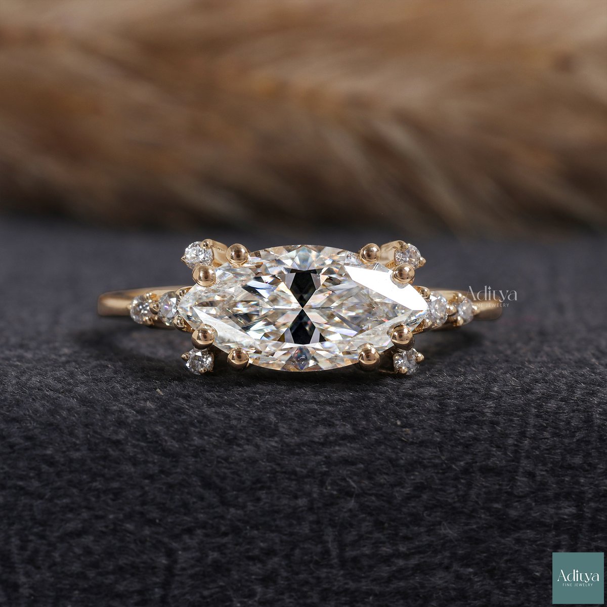 AdityaFineJewel's tweet photo. East West Marquise Diamond Engagement Ring, Solitaire With Accents Stone Ring, 14K Yellow Gold Wedding Ring, Promise Ring For Her.

Contact us:
💌adityafinejewelry@gmail.com

#giftformom
#moissanitering
#marquise
#goldringsforwomen
#weddingring https://t.co/QcuwLCH2F7