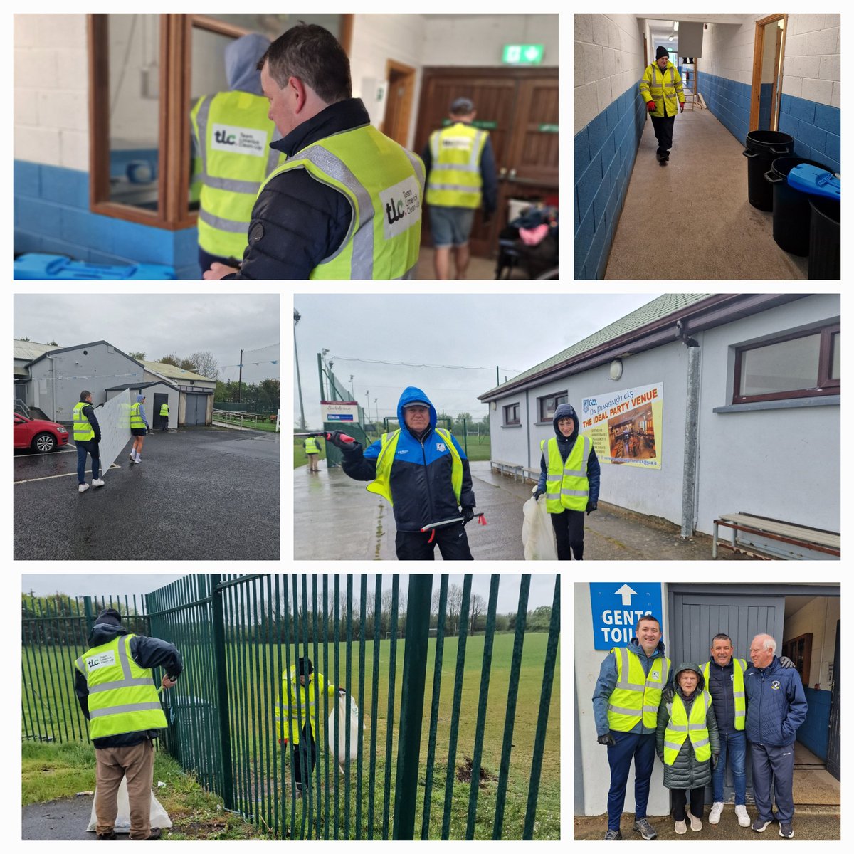 Rain or shine our volunteers are unstoppable. Teamwork off the pitch in <a href="/NapGAA/">Na Piarsaigh GAA</a> this morning #TLC10 a super success <a href="/TLC_Limerick/">Team Limerick Clean-Up</a>