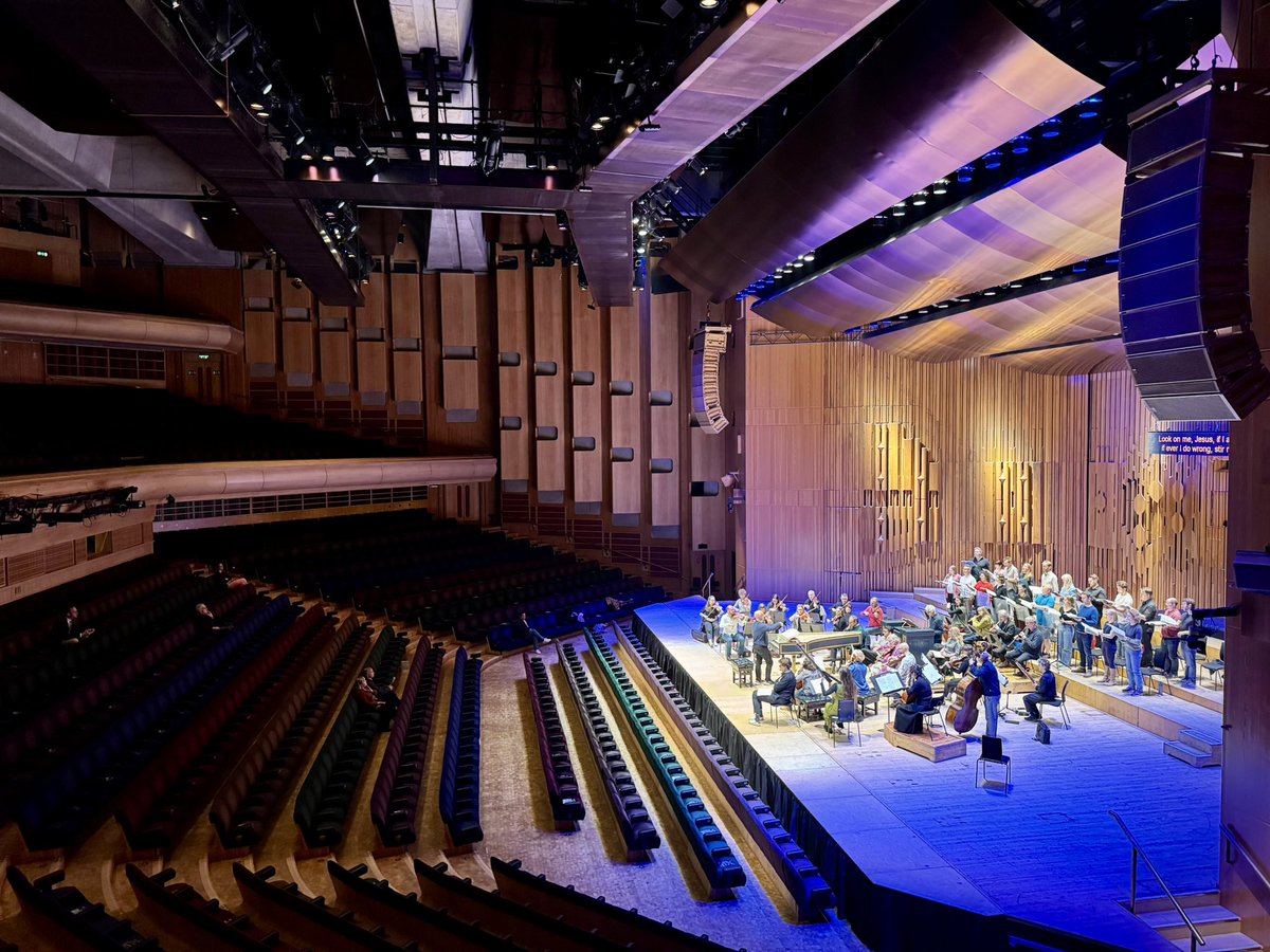 AAM (@aamorchestra) on Twitter photo Final rehearsals for this afternoon’s performance of Bach’s St John Passion, which will be to a full house here <a href="/BarbicanCentre/">Barbican Centre</a>. Final rehearsals for this afternoon’s performance of Bach’s St John Passion, which will be to a full house here <a href="/BarbicanCentre/">Barbican Centre</a>.