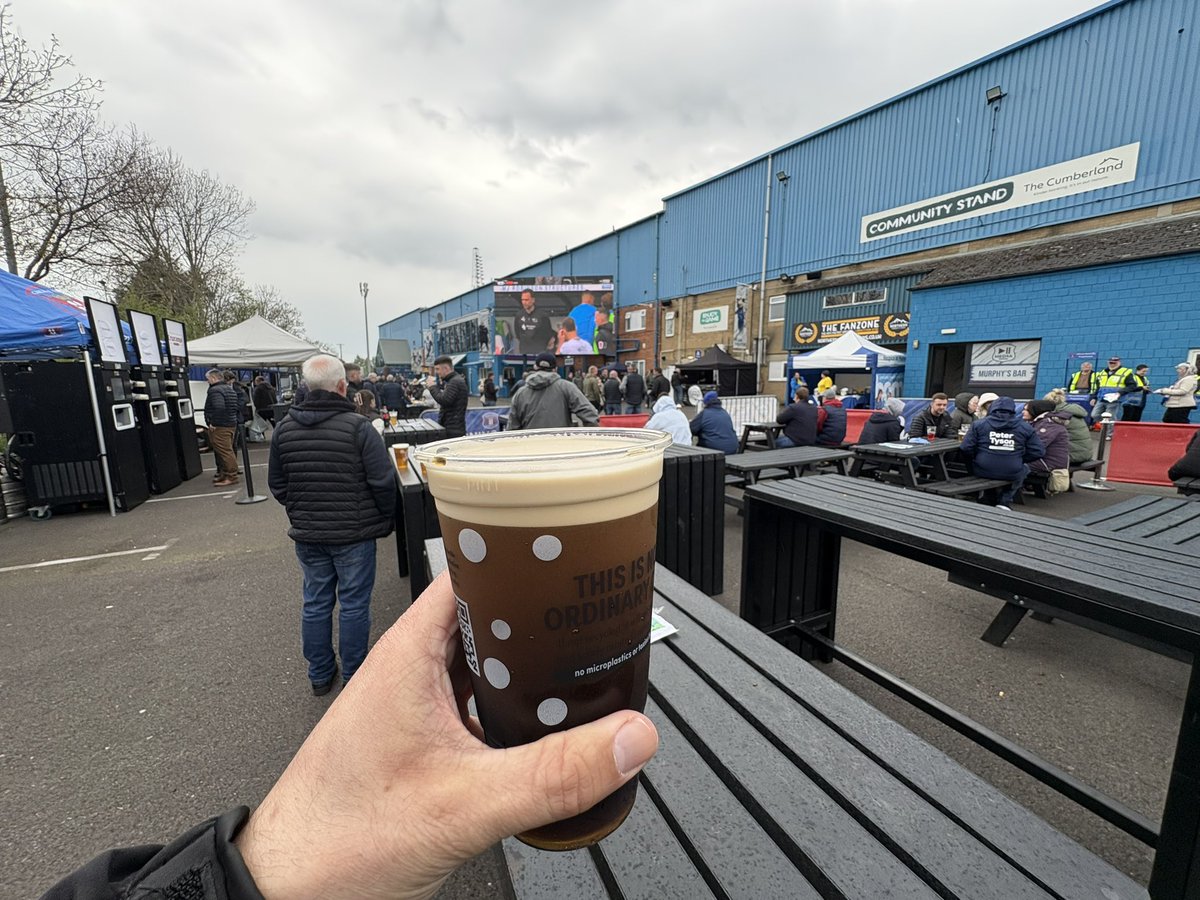 I tell you what, this is some set up that <a href="/officialcufc/">Carlisle United</a> have. 

This fanzone is class. 

Plenty of food offerings, Guinness which is a massive bonus point. 

Impressive 

#cufc