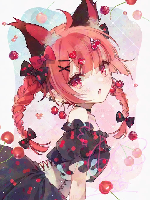 さくらんぼお燐 #東方Project 