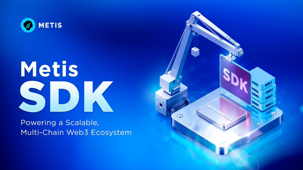 MetisSDK क्या है और यह Web3 डेवलपर्स के लिए क्यों महत्वपूर्ण है?  

यह एक शक्तिशाली टूलकिट है जो डेवलपर्स को उच्च-प्रदर्शन, स्केलेबल और अनुकूलन योग्य ब्लॉकचेन नेटवर्क बनाने की सुविधा देता है। 
इसे "ब्लॉकचेन के लिए वर्डप्रेस" की तरह सोचिए - जो L2, L3 या Appchains के लिए बनाया है।